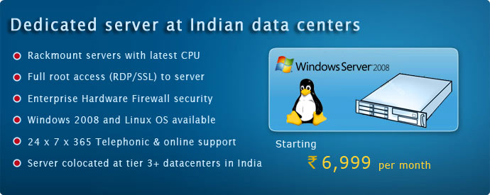 Dedicated server India